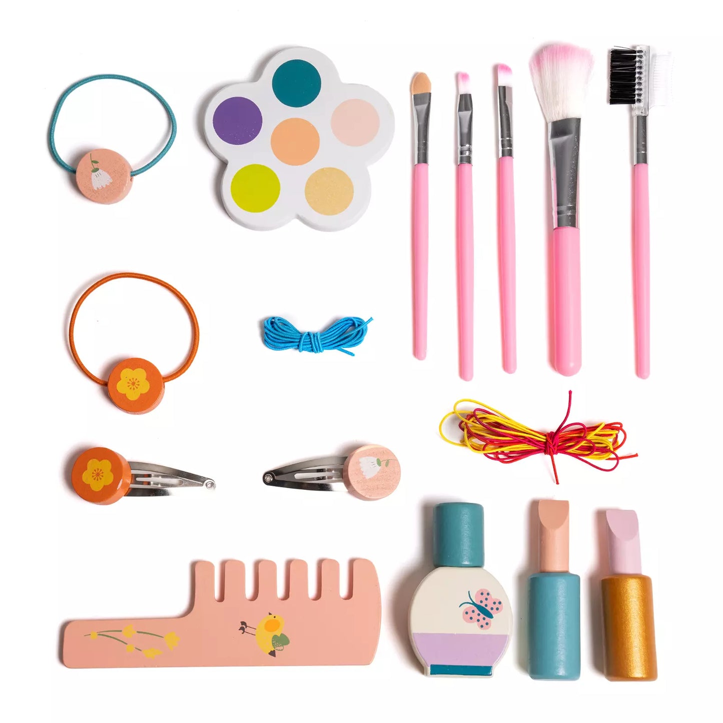 Wooden Cosmetic Makeup Toys Set